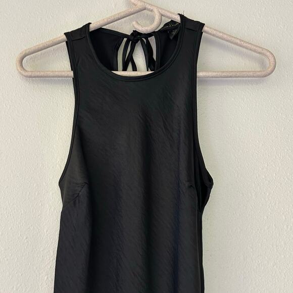 House of Harlow 1960 slip maxi dress silky satin minimalist whimsigoth  goth XS - Picture 6 of 14